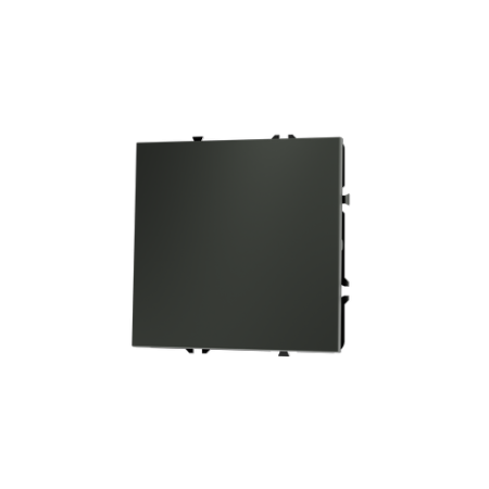 Выключатель встраиваемый Voltum S70 одноклавишный 10А, (титан)