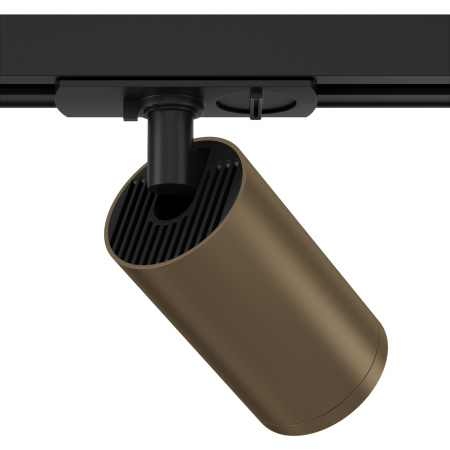 Светильник трековый 1*GU10 10Вт Черный и Бронза матовая IP20 Focus S TR020-1-GU10-BBZ Technical