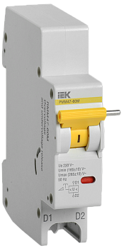Расцепитель минимального и максимального напряжения РММ47-60М на DIN-рейку для ВА47-60M IEK