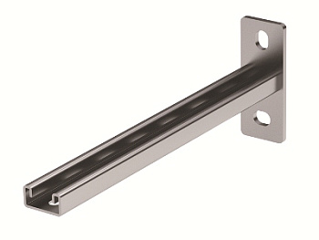 Консоль одиночная, 41х21 мм, осн. 450, нержавеющая сталь AISI 304 DKC