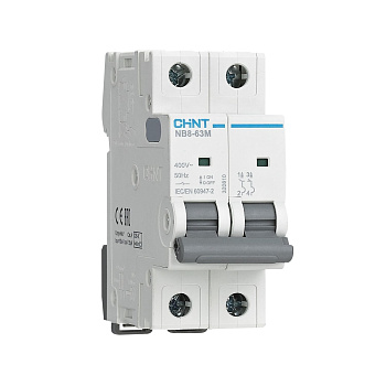 Выключатель автоматический ВА МОД NB8-63M 2П 63А 10кА K без тепл. расцеп. CHINT
