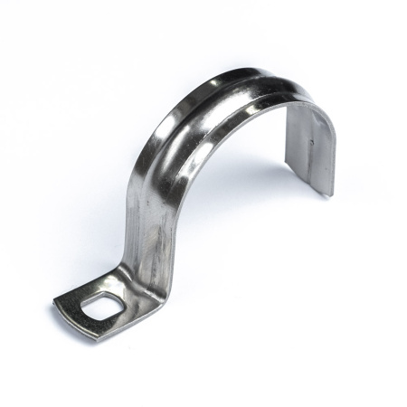 Скоба металлическая однолапковая СМО(INOX) d31-32 мм (10 шт/уп) Промрукав