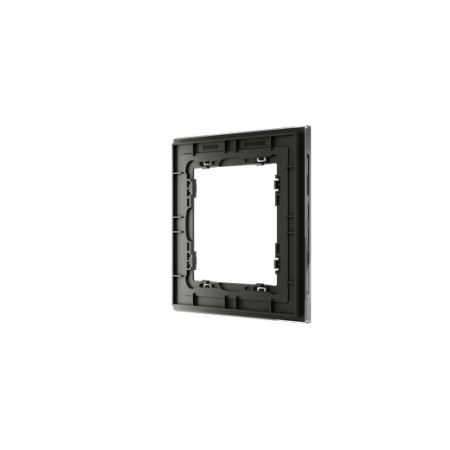 Рамка стеклянная Voltum S70 на 1 пост, (титан, стекло)