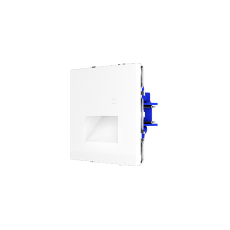 Подсветка светодиодная встраиваемая Voltum S70 с датчиком, (белый глянцевый)