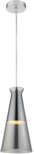 Светильник подвесной Никель/Дымчатый E27 1*60Вт WE207.01.226 WERTMARK