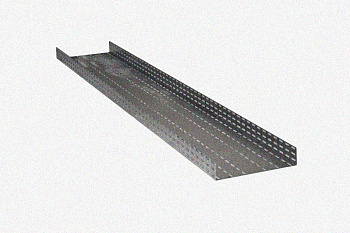 Лоток глухой ЛМГ 600х80х3000 УТ1,5, оцинкованный лист S1,5