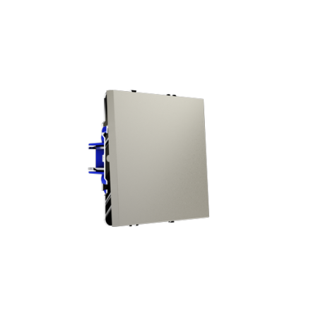 Перекрестный переключатель встраиваемый Voltum S70 одноклавишный 10А, (шелк)