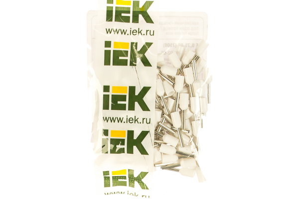 Наконечник НШВИ 0,75-8 белый (100шт/упак) IEK