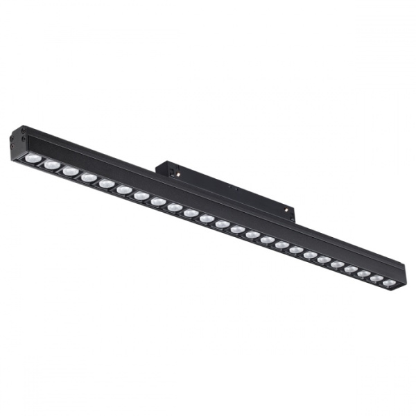 Трековый св-к для низков.шинопровода IP20 LED 4000K 24W 48V FLUM черн C NOVOTECH