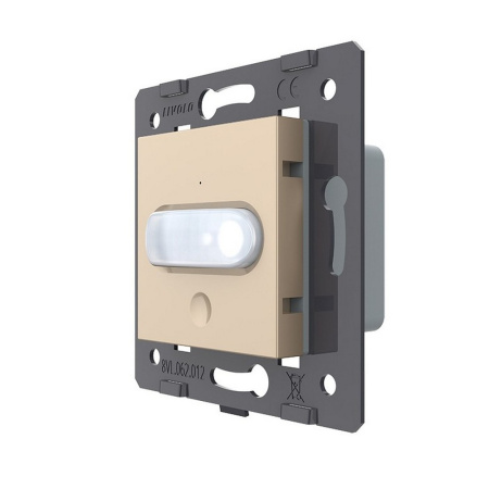 Датчик движения с сенсорным выключателем, цвет золотой (механизм) Livolo