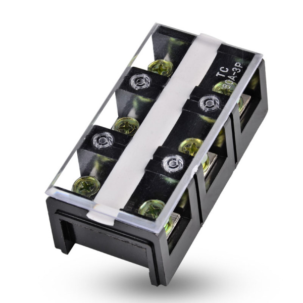 Блок зажимов ТС-3003, 300А, 3 клеммные пары, IP30 Электротехник