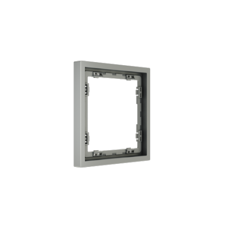 Рамка пластиковая Voltum S70 на 1 пост, (сталь)