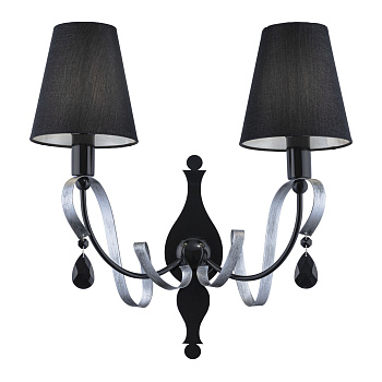 Бра 2*E14 40Вт Черный и Хром IP20 Intreccio ARM010-02-R Maytoni