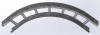 Поворот 90 град. для лестничного лотка НЛО 300х80х3000 радиус 600 мм, толщ. 1,5 мм, Сендзимир цинк Ostec
