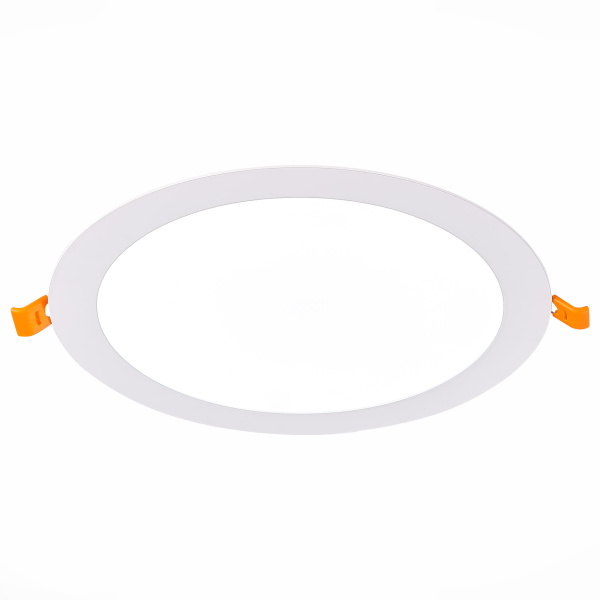 Светильник встраиваемый Белый LED 1*18Вт 4000К 1 350Lm Ra80 110° IP20 D250xH8 90-265В ST209.548.18 ST LUCE