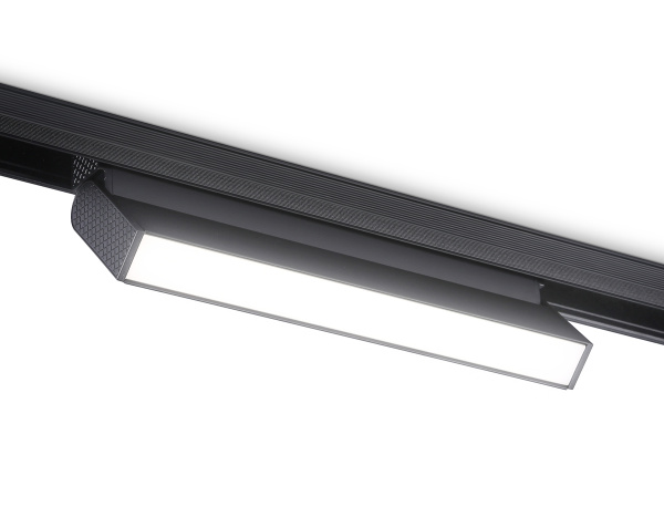 Светильник светодиодный трековый для шинопровода Magnetic GL4062 BK черный IP20 12W 4200K 48V 223*22*105 Ambrella Light