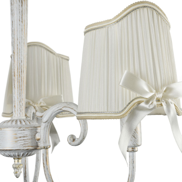 Люстра 3*E14 40Вт Белый с Золотом IP20 Kate FR2749-PL-03-WG Freya