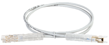 ITK Патч-корд 110-110 1 пара кат.5E 1м серый