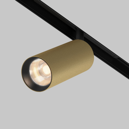 Трековый светильник LED 12Вт Черный и Матовое золото IP20 Magnetic track system Exility TR097-2-12W3K-M-BMG Technical Maytoni
