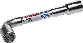 Ключ торцовый "Мастер" двухсторонний L-образный, проходной, 13мм ЗУБР
