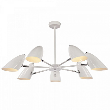 Люстра 7*E14 40Вт Белый IP20 Aida FR5852-CL-07-W Freya