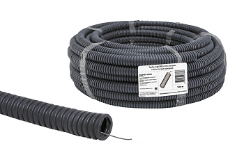 Труба гофр.ПВХ d 16 с зондом (100 м) легкая народная TDM