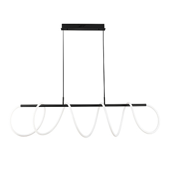 Люстра светодиодная подвесная KLIMT 46Вт 220В 3000К 7000Лм акрил черный/белый ARTE LAMP