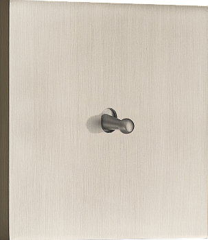 Donel N96 Переключатель на 1 тумблер, Каплевидный, 10AX 250V, Никель, серия DT