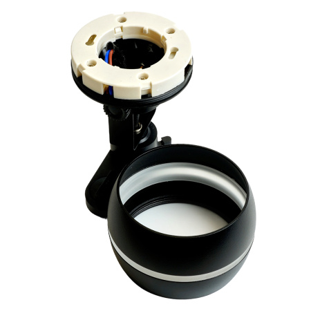 Светильник трековый под лампу GX53 15W 230V черный AL165 серия Luna Feron  