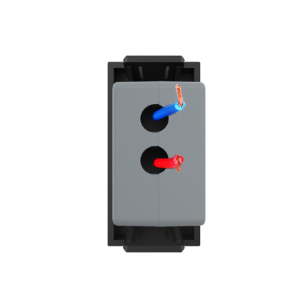 Розетка USB с блоком питания черная (механизм) Livolo