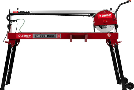 Электроплиткорез "Мастер", длина реза 1200 мм, диск 300 мм, глубина реза 90°-65мм/45°-40 мм, стол 1260x468 мм, 1500Вт ЗУБР