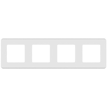 INSPIRIA Рамка горизонт/вертик 4 мест . белый IP20 Legrand