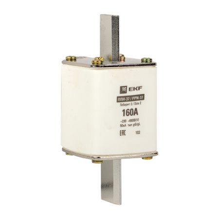 Плавкая вставка ППН-37 400/160А габарит 2 PROxima EKF