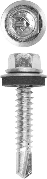 Саморезы СКМ кровельные, 32 х 6.3 мм, 1 200 шт, для металлических конструкций, Профессионал ЗУБР