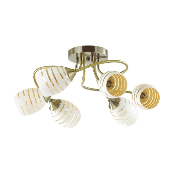 Люстра потолочная E27 6*60W 220V DOROTHY античная бронза LUMION