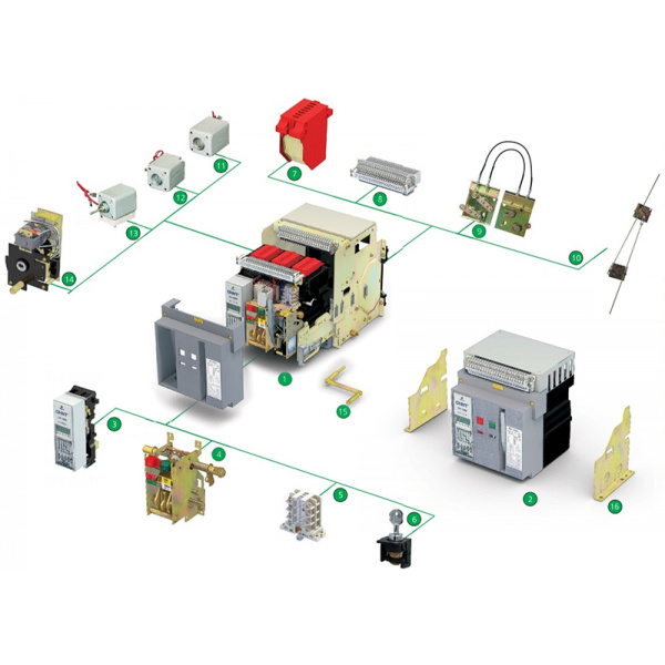 Индикатор положения выключателя в выкатной корзине для NA1-2000 (R) CHINT