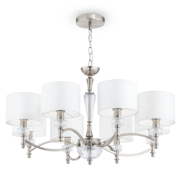 Люстра 8*E14 40Вт Никель IP20 Alicante MOD014CL-08N Maytoni