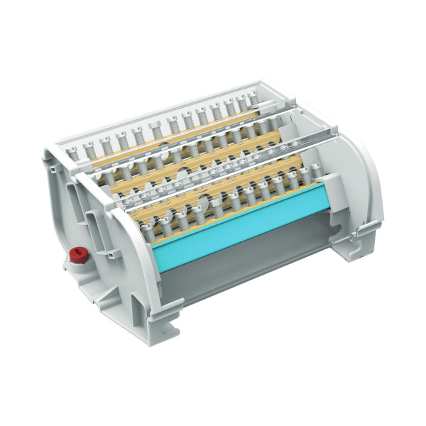 Блок распределительный на DIN рейку 4р 160А, 8х7мм 2х9мм 1х12мм DKC