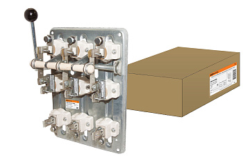 Рубильник РПБ-4/1Л У3 TDM (400А, левый привод, без плавких вставок)