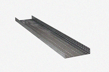 Лоток глухой ЛМГ 400х50х3000 УХЛ1, оцинкованный лист, S1,5