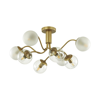 Люстра потолочная E14 8*40W 220V CANDICE матовое золото LUMION