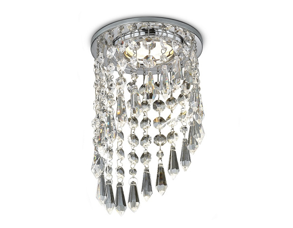 Встраиваемый точечный светильник K2247 CH/CL хром/прозрачный Ambrella Light
