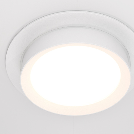 Встраиваемый светильник 1*GX53 15Вт Белый IP20 Downlight DL086-GX53-RD-W Technical Maytoni