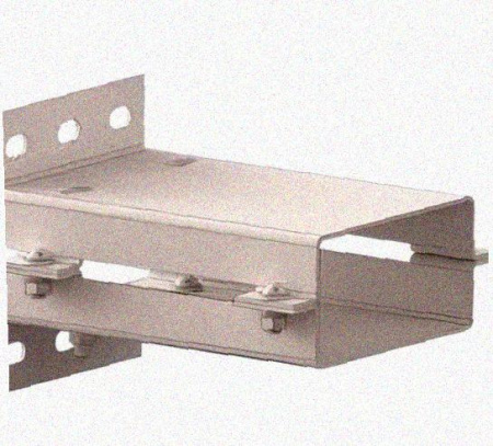 Лоток присоединительный ЛПС 200х80 УТ1,5, нержавеющая сталь, S2,0
