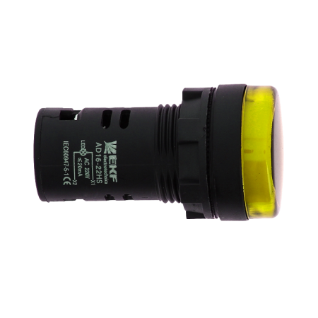 Матрица светодиодная AD16-16HS желтый 230 В AC (16мм) PROxima EKF