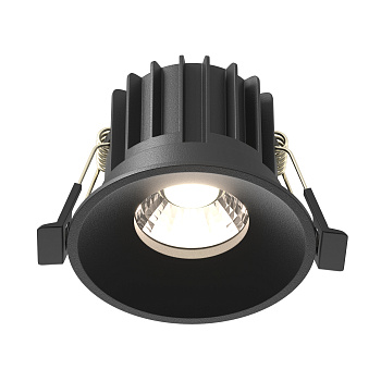 Встраиваемый светильник LED 12Вт Черный IP20 Downlight DL058-12W4K-B Technical Maytoni