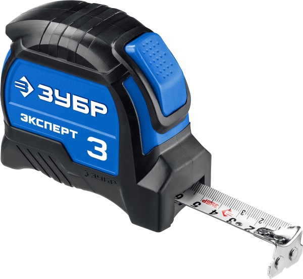 Профессиональная рулетка 3м х 16мм с нейлоновым покрытием Эксперт ЗУБР