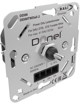 Donel серии DDIM Потенциометр Dali 10-16.5В DC, 82мА,с встроенным источником питания, роторный