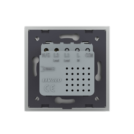 Розетка USB type C+A с блоком питания 36W Livolo 1 пост Серая VL-C7VUA18W.UC18W-2IP Розетка USB type C+A с блоком питания 36W Livolo 1 пост Серая VL-C7VUA18W.UC18W-2IP
