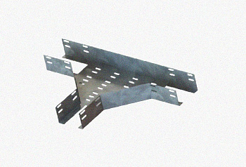 Лоток тройниковый перфорированный ОТ 250х80 УТ1,5, оцинкованный лист, S1,5